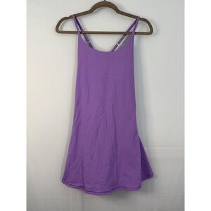 Ewedoos Exercise Dress Women Small Purple Activewear Tennis Golf Built-in Shorts